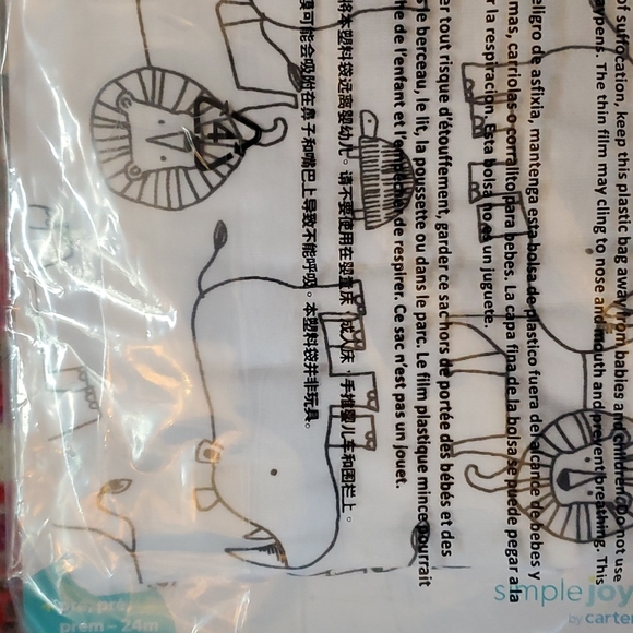 Carter's new in package short-sleeve onesie/bodysuit - Picture 5 of 6